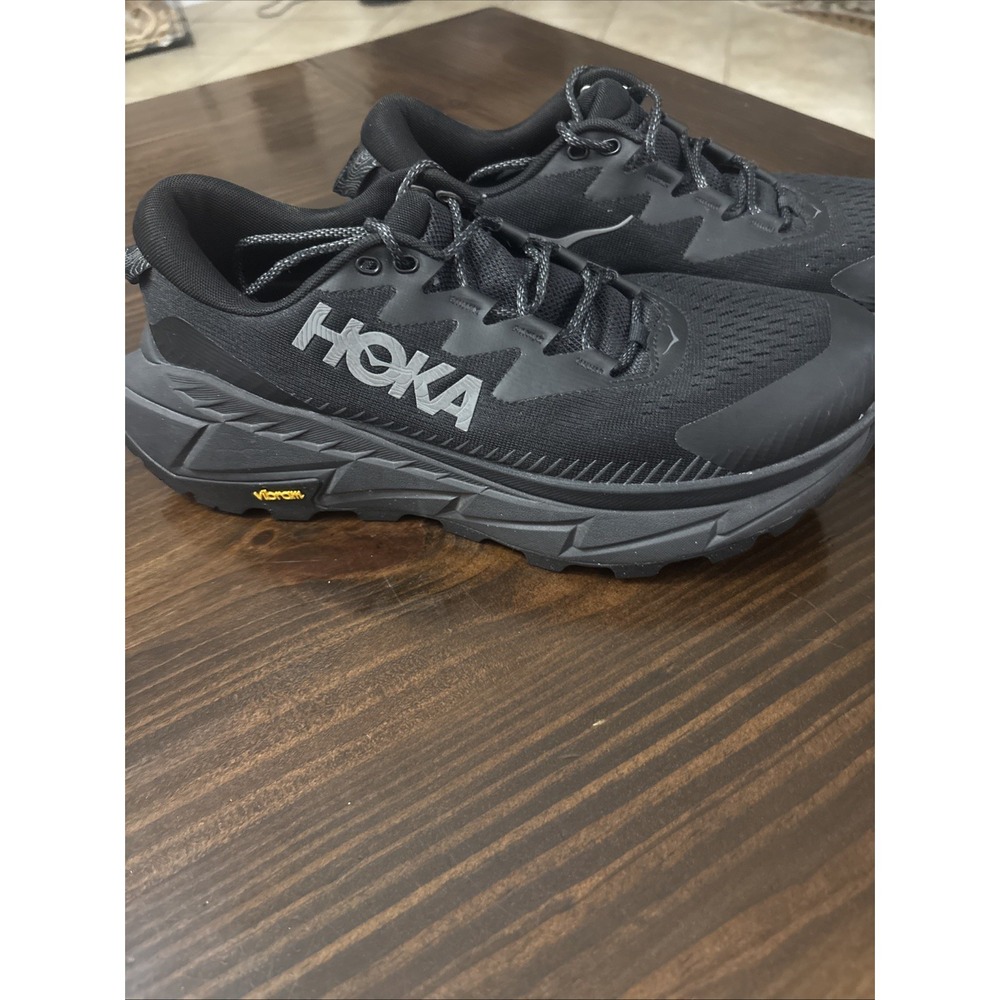 Hoka One One Skyline Float X Shoes Womens Size 9.5 Black Vibram 1143430 BBLC
